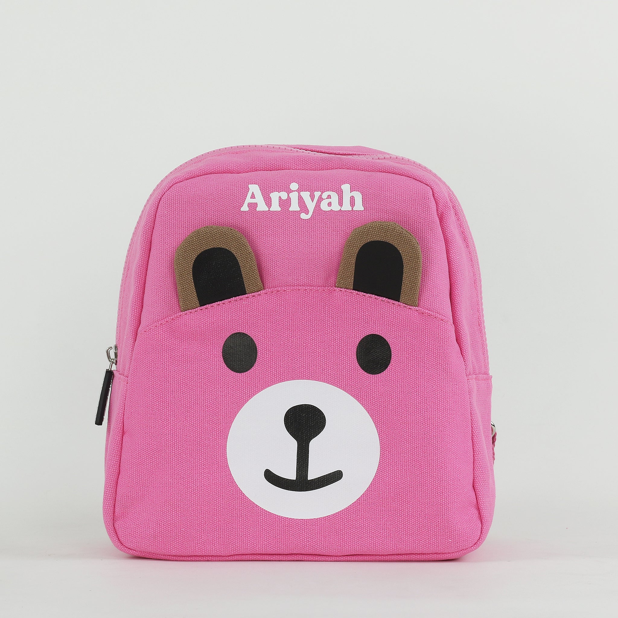 Canvas Teddy Toddler Backpack Pink – cribstar1