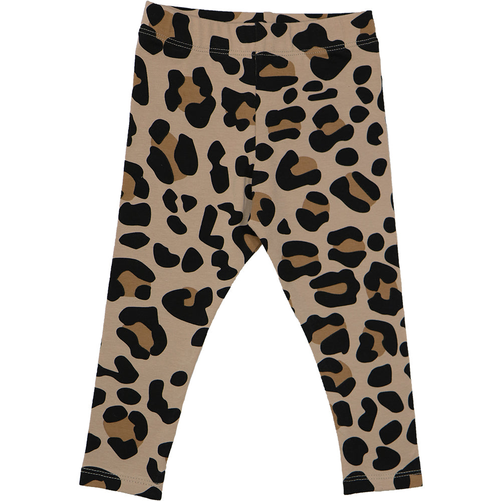 Cribstar Baby Child Beige Leopard Leggings cribstar