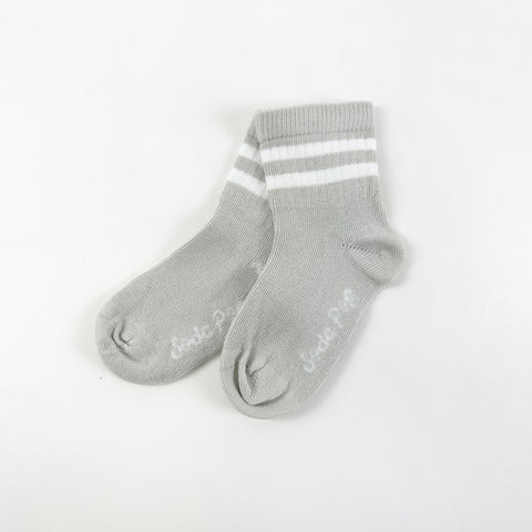 Kids Vintage Sporty Socks - Dove