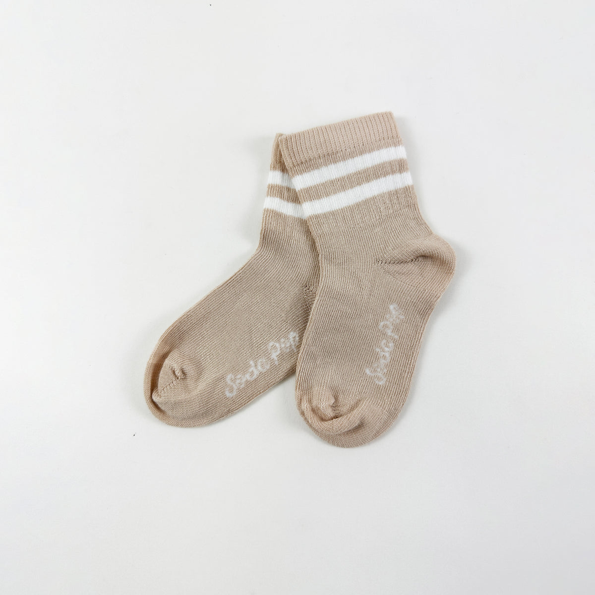 Kids Vintage Sporty Socks - Toffee