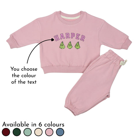 Grinch Tracksuit - Personalised 3 Faced Grinch