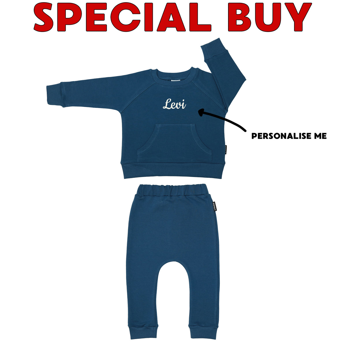 SPECIAL BUY - Personalised Tracksuit - Ocean Blue