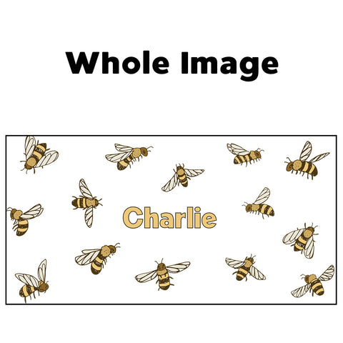 Personalised Single Wall Pookie Water Bottle - 500ml - Bees