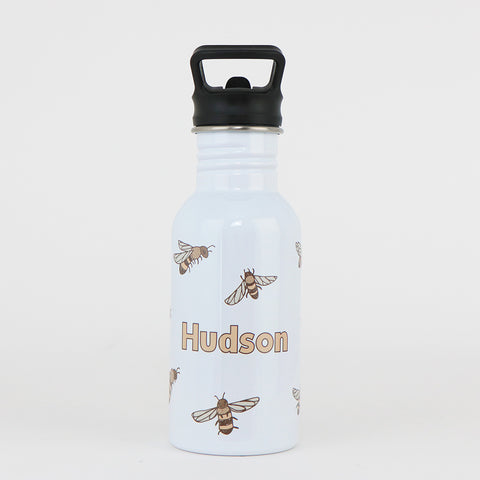 Personalised Single Wall Pookie Water Bottle - 500ml - Bees