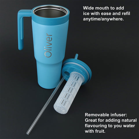 40oz Travel Cup/Tumbler - Blue