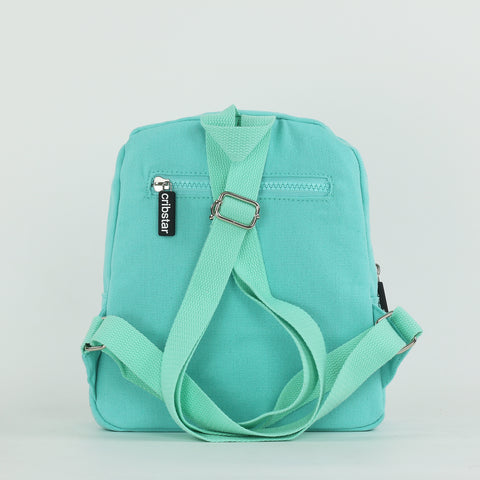 Canvas Teddy Toddler Backpack - Mint