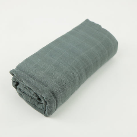 Muslin Swaddle - Charcoal
