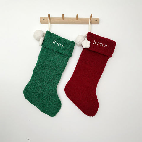 Personalised Embroidered Christmas Stocking