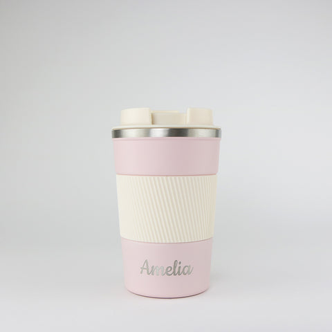 Classic Travel Mug 380ml - Dusty Pink/Cream