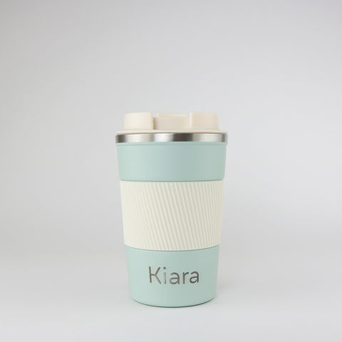 Classic Travel Mug 380ml - Sage/Cream