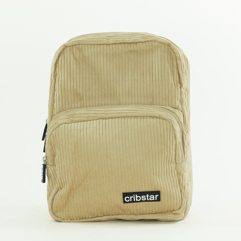 Corduroy Kids Backpack - Almond