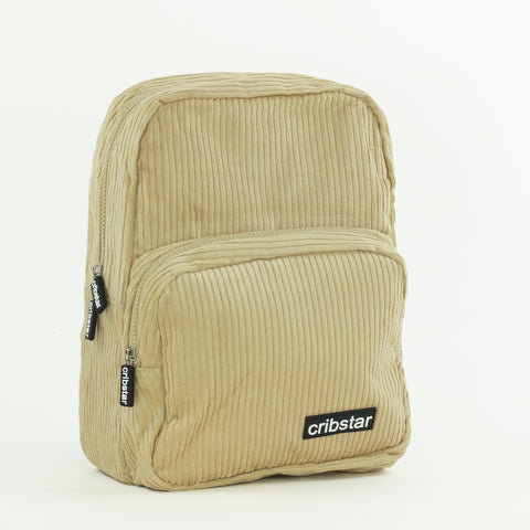 Corduroy Kids Backpack - Almond