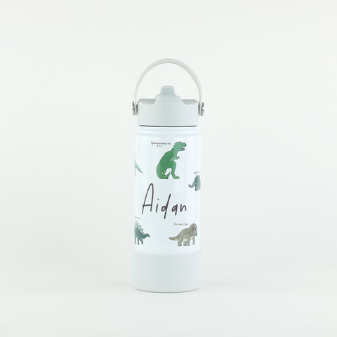 Personalised Water Bottle 500ml - Dinosaurs