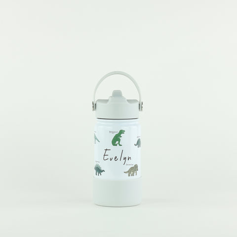 Personalised Water Bottle 400ml - Dinosaurs