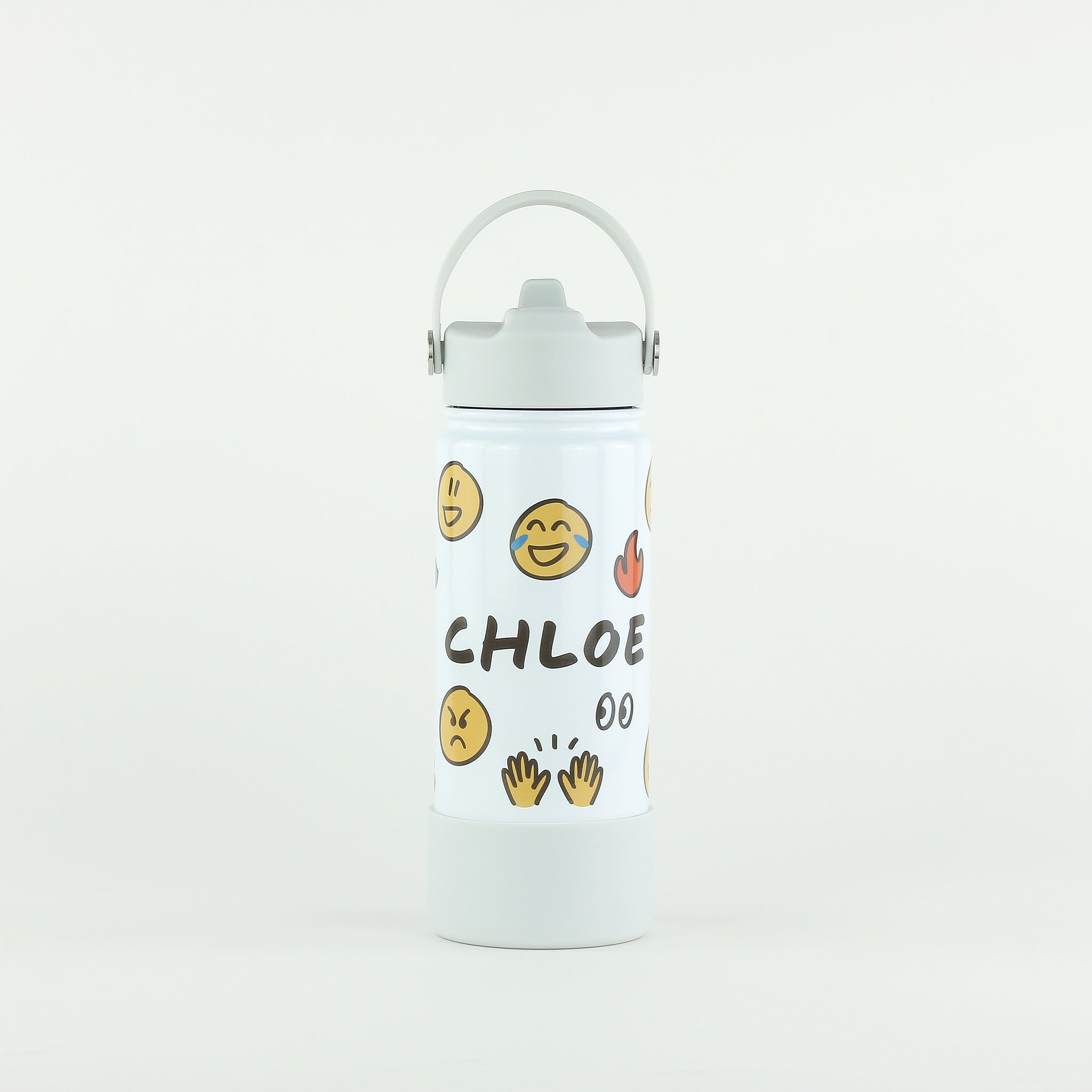 Personalised Water Bottle 500ml - Emoji