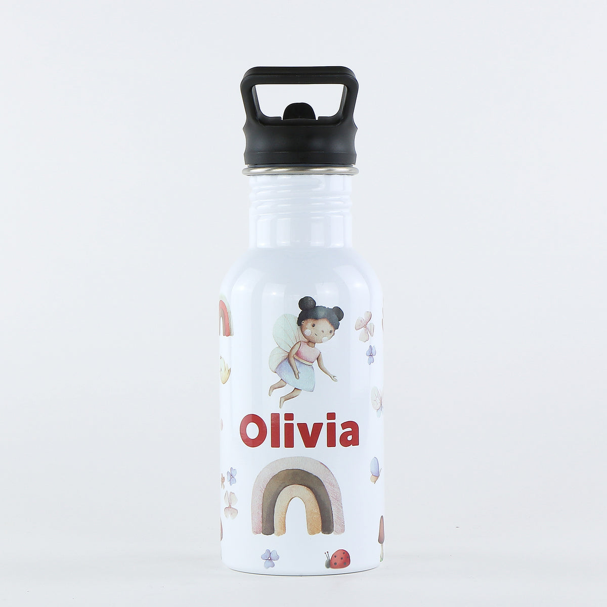 Personalised Single Wall Pookie Water Bottle - 500ml - Fairies