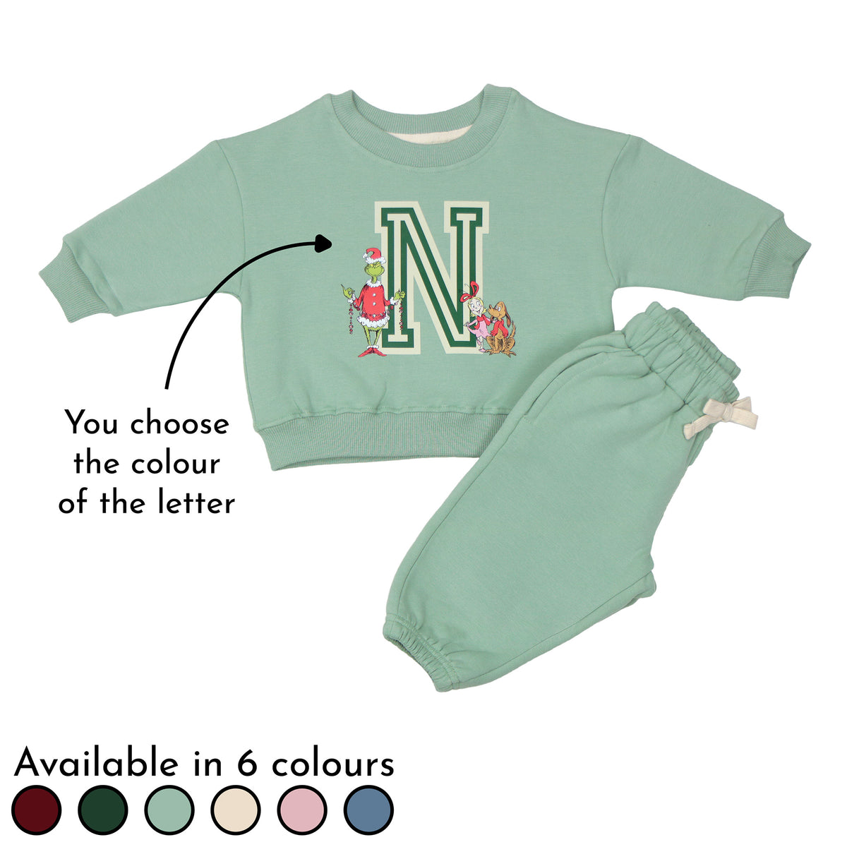 Grinch Tracksuit - Personalised Grinch Letter