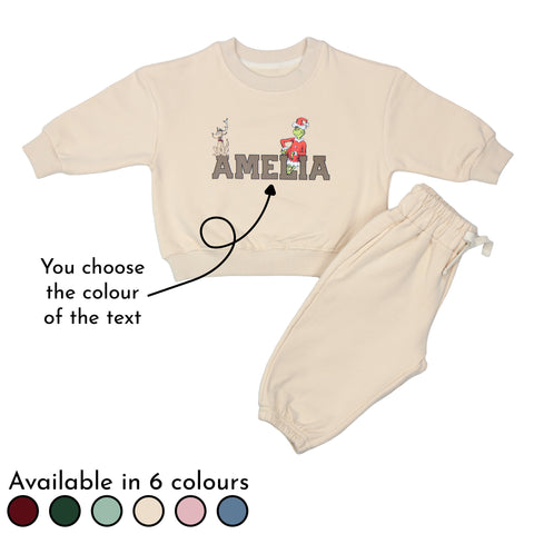 Grinch Tracksuit - Personalised Grinch Name (Grinch and Max)