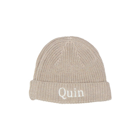 Knitted Beanie Hat - Hazelnut