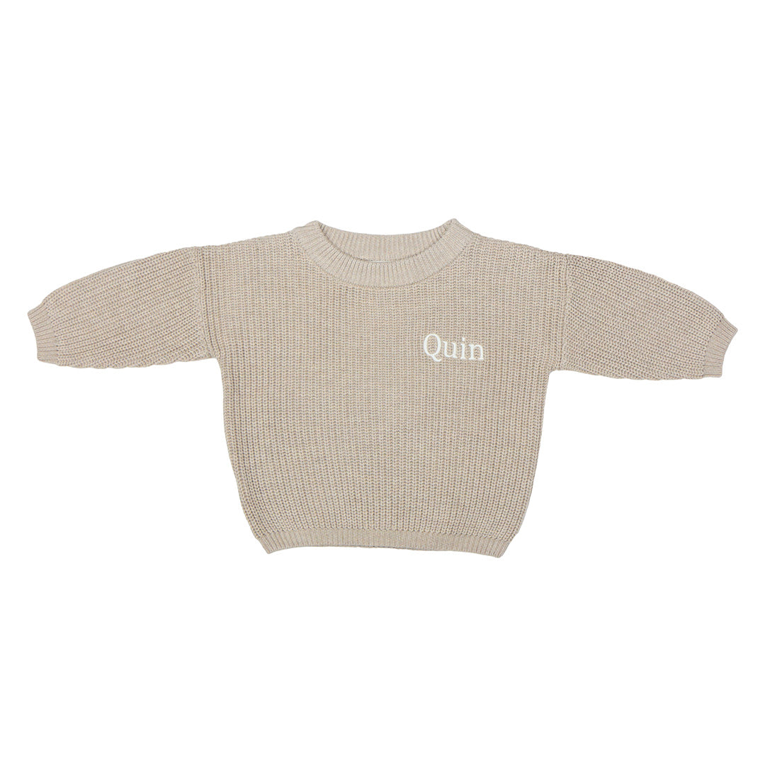Knitted Sweater - Hazelnut