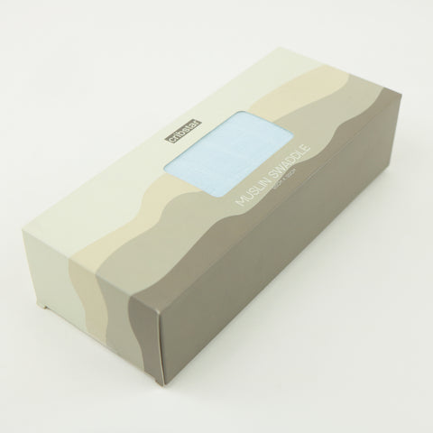 Muslin Swaddle - Light Blue