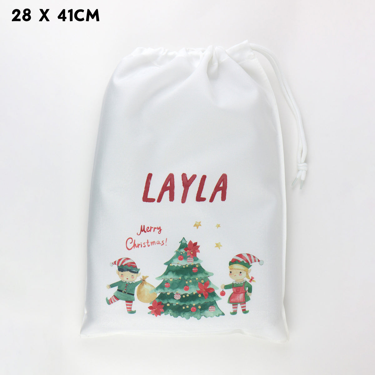 Santa's Little Helpers Personalised Gift Bag - Large