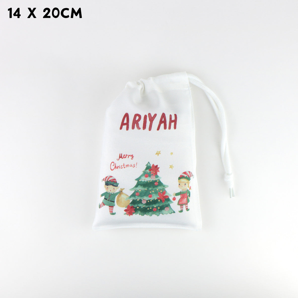 Santa's Little Helpers Personalised Gift Bag - Small