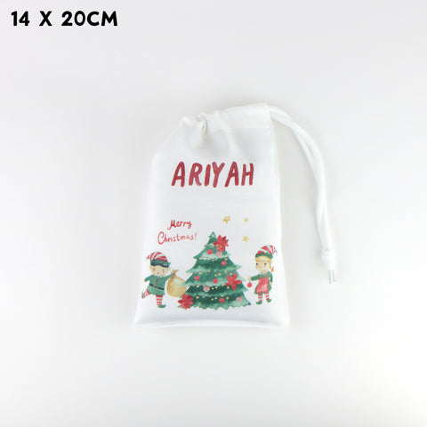 Santa's Little Helpers Personalised Gift Bag - Small