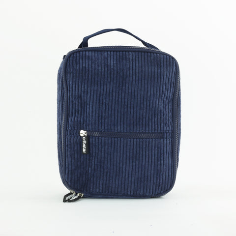 Corduroy Lunch Bag - Navy Blue
