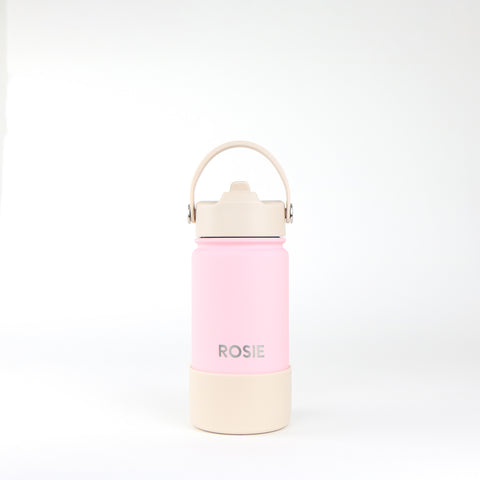 Water Bottle 400ml - Powder Pink