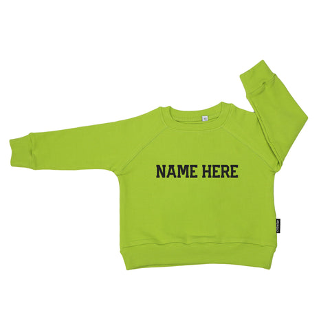 SPECIAL BUY - Personalised Sweatshirt - Lime Green