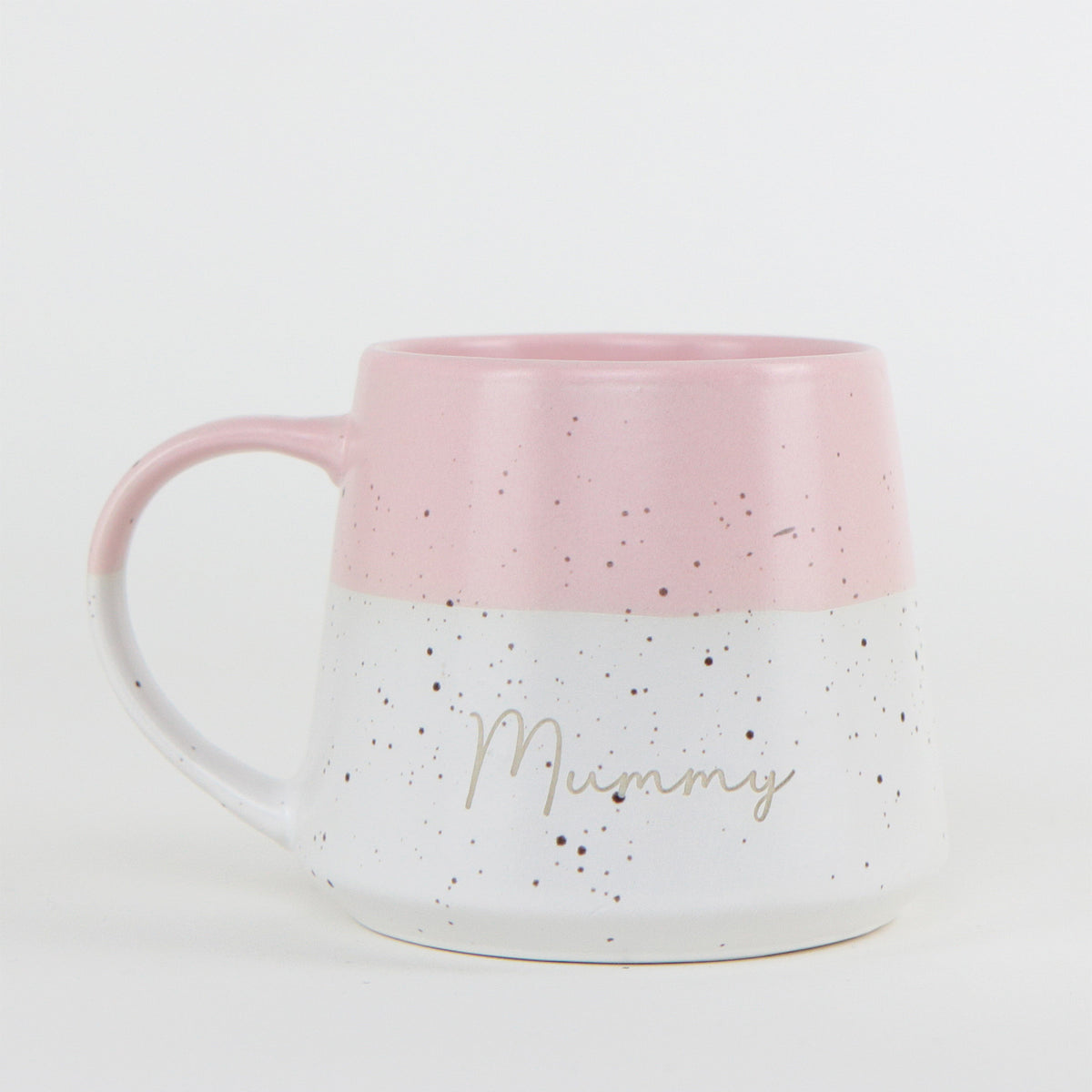 Personalised Engraved 2-Tone Flecked Mug - Dusty Pink