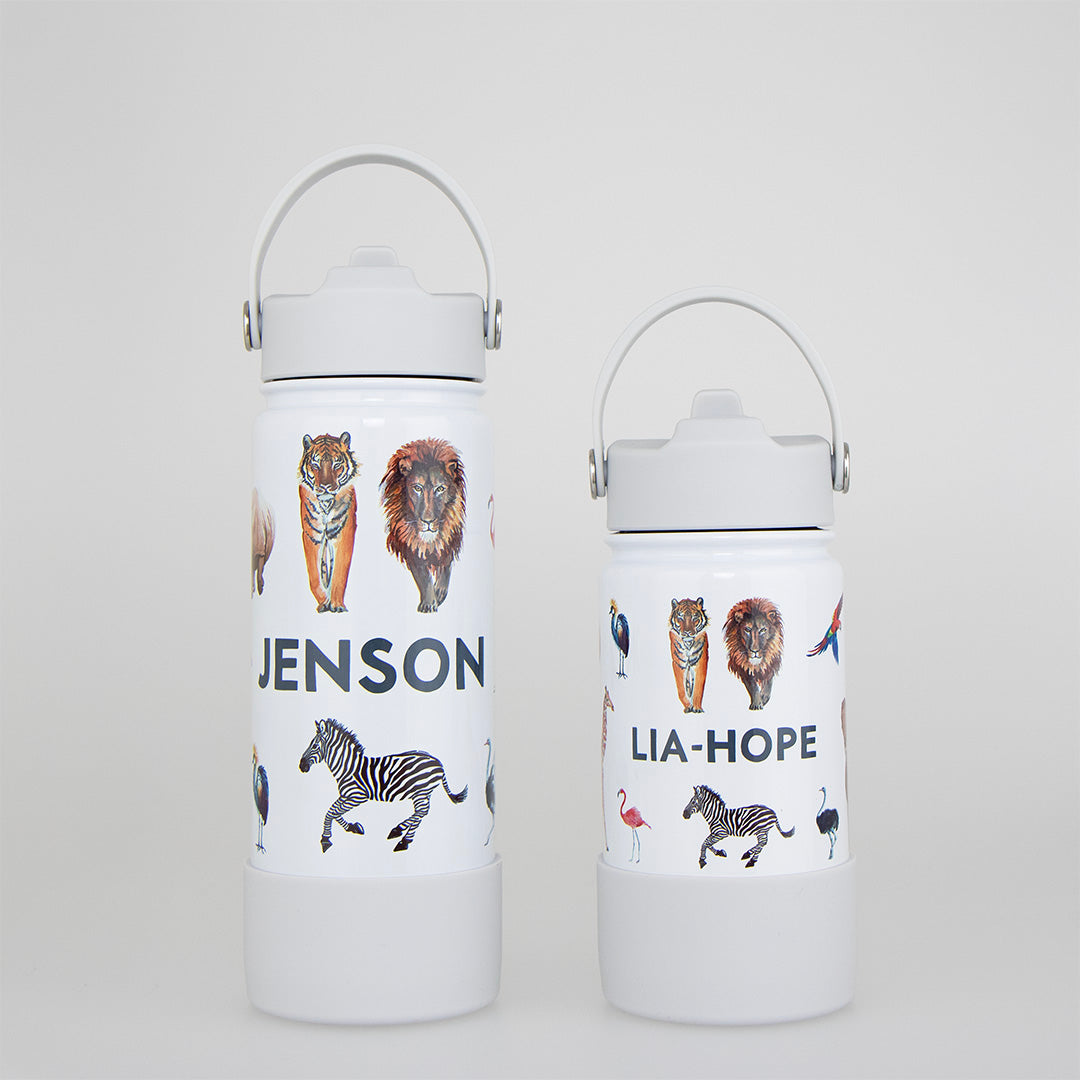 Personalised Water Bottle - Safari