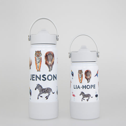 Personalised Water Bottle - Safari