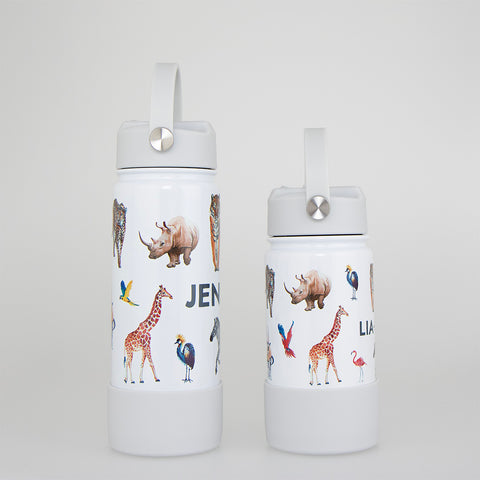 Personalised Water Bottle - Safari