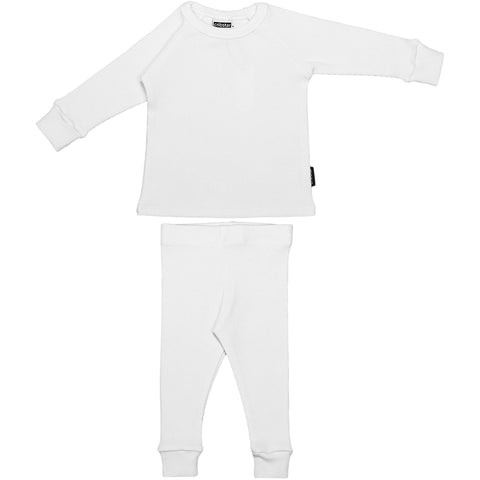 Ribbed Set - White