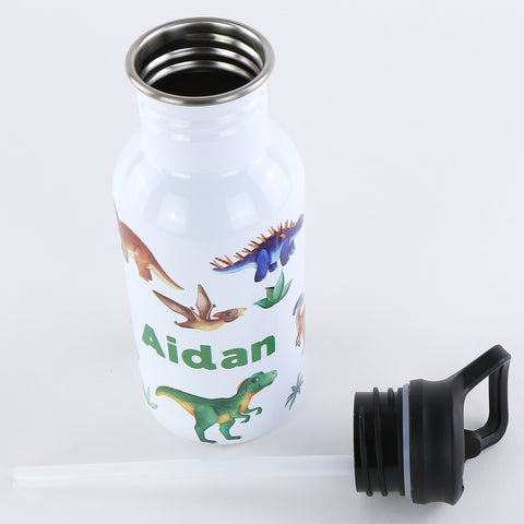 Personalised Single Wall Pookie Water Bottle - 500ml - Monster Trucks