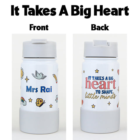 End of Term Teachers Gift - It Takes a Big Heart - Tea/Coffee Mug-  400ml