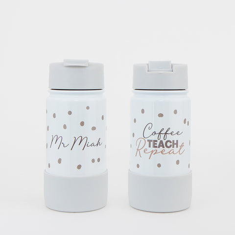 End of Term Teachers Gift - Coffee Teach Repeat - Tea/Coffee Mug-  400ml
