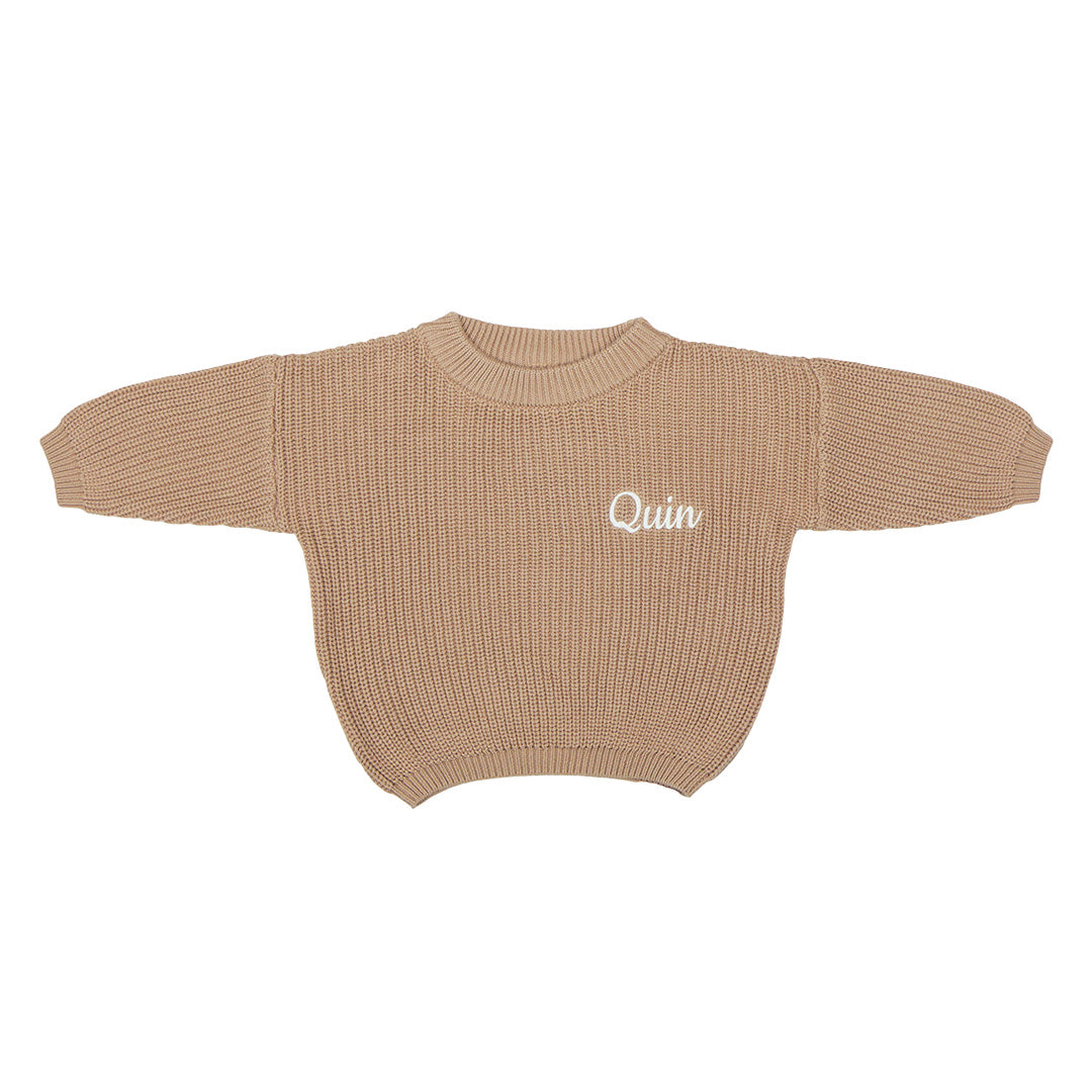 Knitted Sweater - Toffee