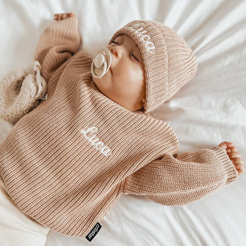 Knitted Sweater - Toffee