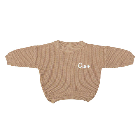 Knitted Sweater - Toffee