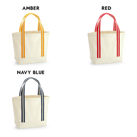 Personalised Heavy Canvas Cotton Tote/Beach Bag