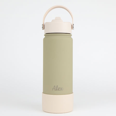 Water Bottle 500ml - Pistachio Cream