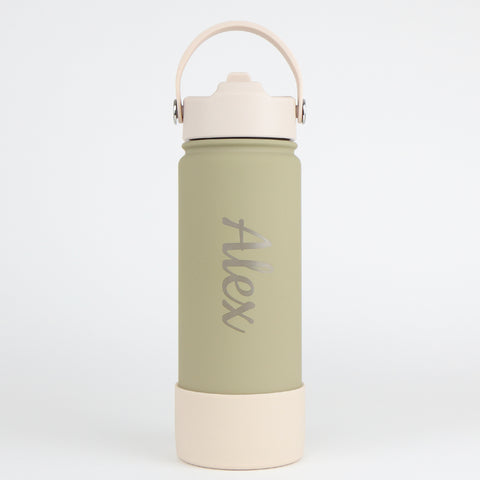 Water Bottle 500ml - Pistachio Cream