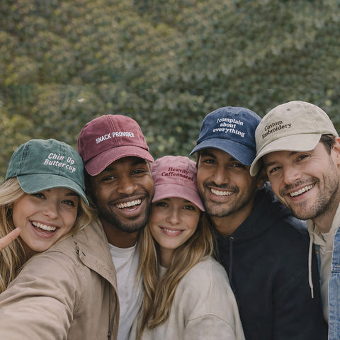 Personalised Vintage Cap Custom Embroidered Name/Text