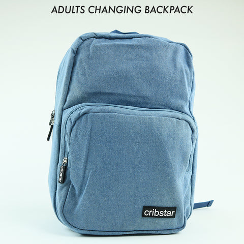 Adults Changing Backpack - Classic Denim