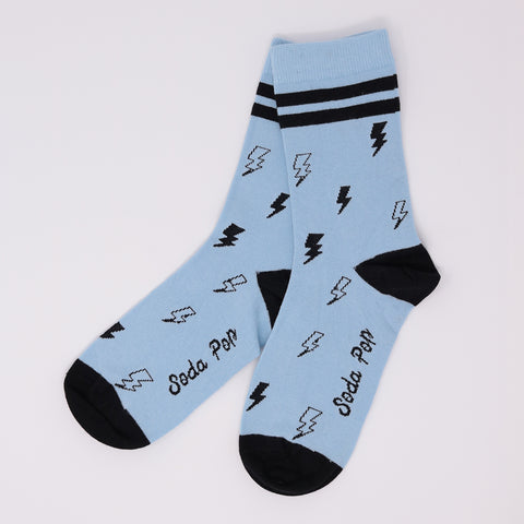 Adults Unisex Bolts AOP Socks