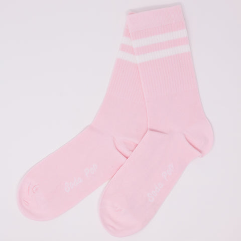 Adults Unisex Vintage Sporty Socks - Marshmallow