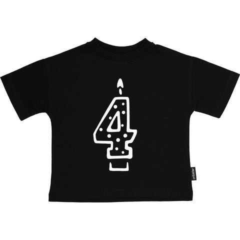 4th Birthday Candle T-Shirt